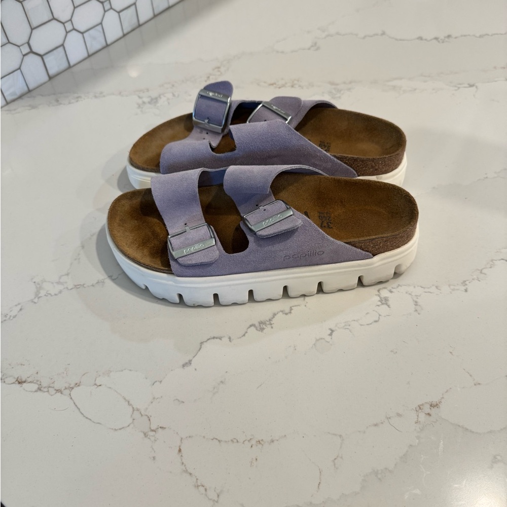 Birkenstock Arizona Chunky | Purple Fog | Size 6/6.5 (EU 37)